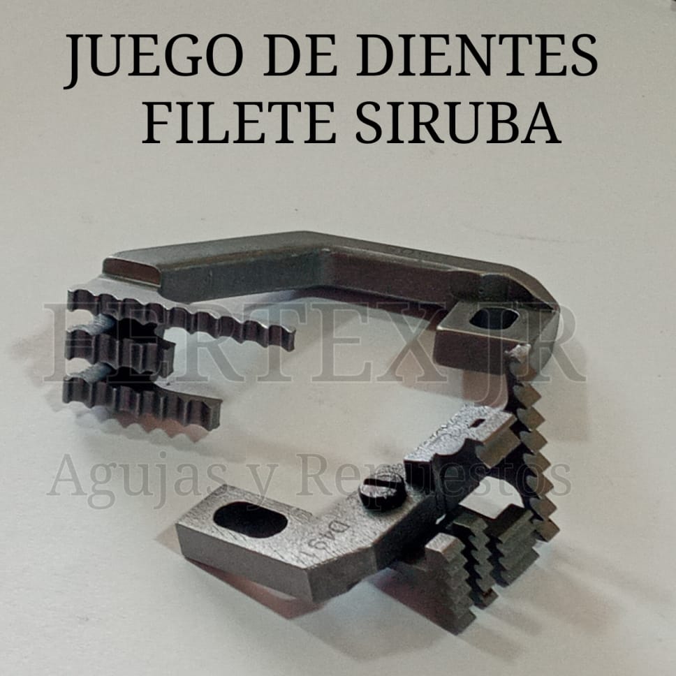 Juego de Dientes Filete Siruba